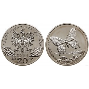 Poland, 20 zloty, 2001, Warsaw