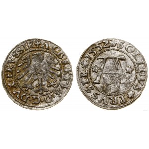 Ducal Prussia (1525-1657), shilling, 1552, Königsberg