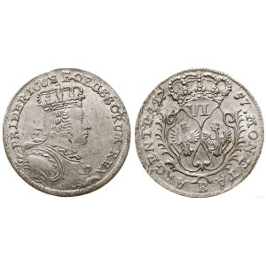 Silesia, sixpence, 1757 B, Wrocław