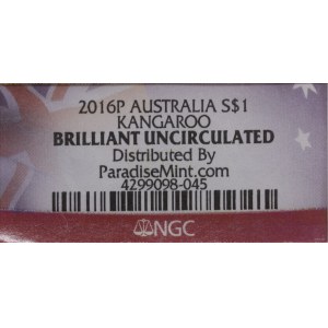 Australia, 1 dolar, 2016, Perth