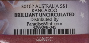 Australia, 1 dolar, 2016, Perth