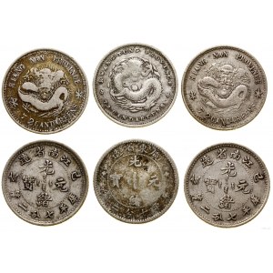 Chiny, zestaw: 3 x 10 centów (7.2 kandaryna)