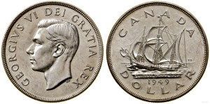 Kanada, 1 dolar, 1949, Ottawa