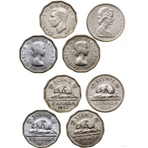 Canada, set of 4 x 5 cents