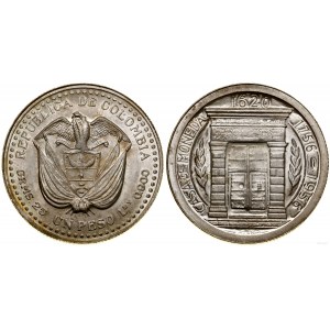 Kolumbia, 1 peso, 1956, Meksyk