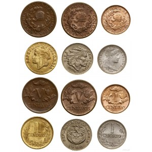 Kolumbien, Satz von 6 Münzen
