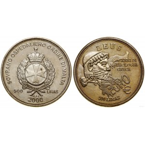 Malta, 500 lira, 2000, Llantrisant