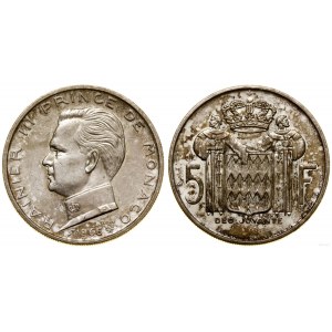 Monaco, 5 francs, 1966, Paris