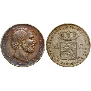 Niderlandy, 2 1/2 guldena, 1874, Utrecht