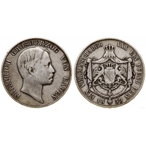 Germany, thaler (Vereinstaler), 1864, Karlsruhe