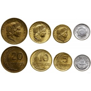 Peru, set of 4 coins
