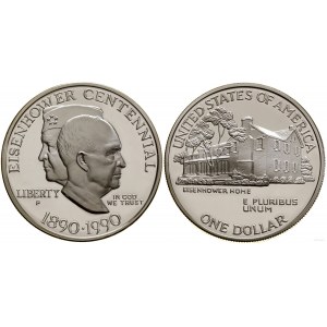 Stany Zjednoczone Ameryki (USA), 1 dolar, 1990 P, Filadelfia
