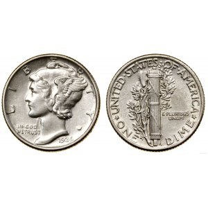 United States of America (USA), 1 dime, 1936, Philadelphia