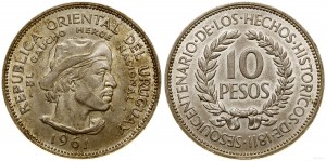 Urugwaj, 10 pesos, 1961, Londyn