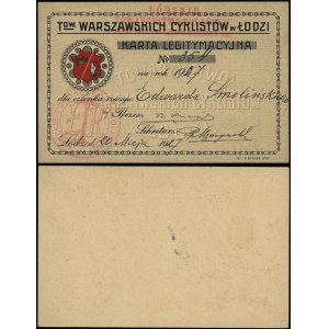 Polska, karta legitymacyjna, 1927