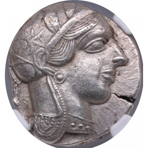 Attica, Athens AR Tetradrachm circa 440-404 BC - NGC AU