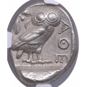 Attica, Athens AR Tetradrachm circa 440-404 BC - NGC AU