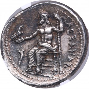 Kingdom of Macedon AR Tetradrachm - Alexander III (336-323 BC) - NGC Ch XF