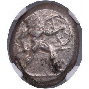 Pamphylia, Aspendus AR Stater c. mid 5th Century BC - NGC XF