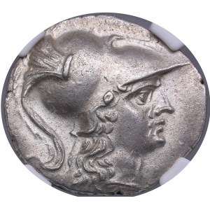 Pamphylia, Side AR Tetradrachm 2nd-1st Centuries BC - NGC Ch AU