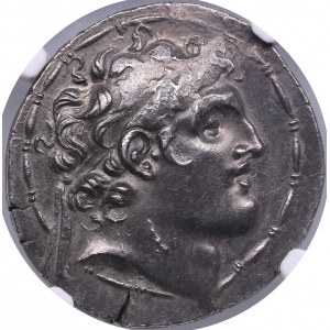 Seleucid Kingdom, Antioch AR Tetradrachm yr. 164 (149/8 BC) - Alexander I (152-145 BC) - NGC AU