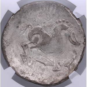 Celts, Eastern Europe AR Tetradrachm - c. 2nd-1st Centuries BC - NGC XF