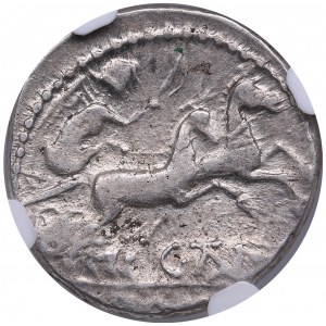 Celts, Eastern Europe Geto-Dacian(?) AR Denarius c. 2nd-1st Centuries BC - NGC XF