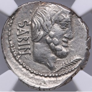 Roman Republic AR Denarius - L. Titurius L.f. Sabinus (c. 86 BC) - NGC VF