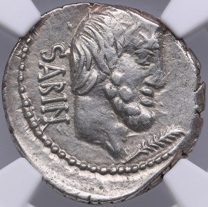 Roman Republic AR Denarius - L. Titurius L.f. Sabinus (c. 86 BC) - NGC VF