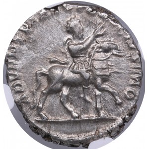 Roman Empire AR Denarius - Septimius Severus (AD 193-211) - NGC AU