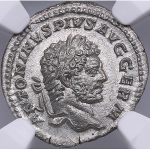 Roman Empire AR Denarius - Caracalla (AD 198-217) - NGC MS