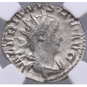 Roman Empire BI Double-Denarius - Valerian I (AD 253-260) - NGC Ch VF