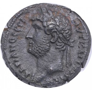 Egypt, Alexandria BI Tetradrachm yr. 19 (AD 134/5) - Hadrian (AD 117-137) - NGC Ch AU