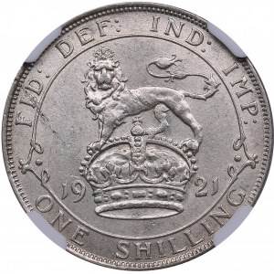 Great Britain 1 Shilling 1921 - NGC AU 58