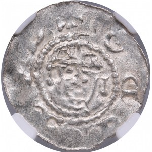 Germany, Jever AR Denar - Ordulf or Otto (1059-1071) - NGC MS 62