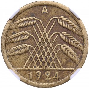 Germany, Weimar Republic 50 Reichspfennig 1924 A - NGC AU DETAILS