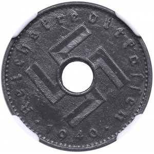 Germany, Third Reich 10 Pfennig 1940 A - Occupation Coinage - NGC MS 63