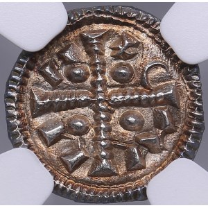 Hungary AR Denar - Coloman (1095-1116) - NGC MS 62