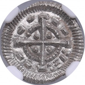 Hungary AR Denar - Bela II (1131-1141) - NGC AU DETAILS