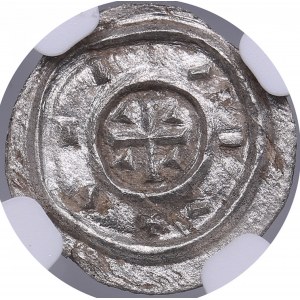 Hungary AR Denar - Bela II (1131-1141) - NGC AU DETAILS