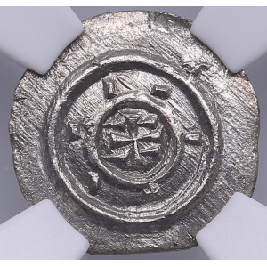 Hungary AR Denar - Bela II (1131-1141) - NGC MS 63