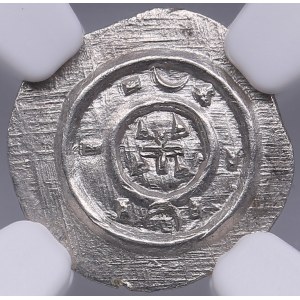 Hungary AR Denar - Bela II (1131-1141) - NGC MS 64