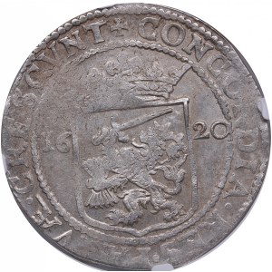 Netherlands, West Friesland 1 Rijksdaalder 1620 - NGC MS 62