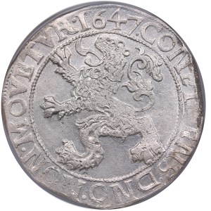 Netherlands, Gelderland 1 Lion Daalder 1647 - NGC MS 63