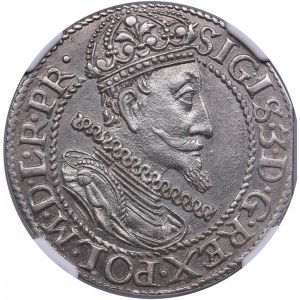 Poland, Danzig Ort 1612 - Sigismund III (1587-1632) - NGC MS 62