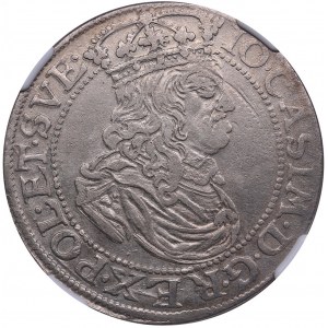 Poland, Krakau 18 groschen 1659 TLB - Johann II Kasimir (1649-1668) - NGC AU DETAILS