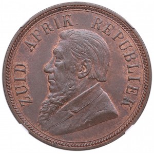 South Africa Penny 1898 - NGC MS 64 BN