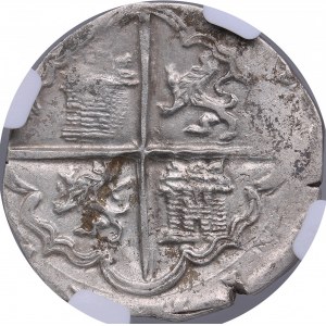 Spain, Valladolid 2 Reales (1595-1999) - Philip II - NGC AU 53