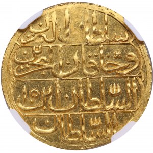 Turkey 1 Zeri Mahbub AH 1187//15 / 1789 AD - Abdul Hamid I (1774-1789) - NGC MS 66