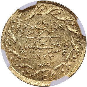 Turkey, Ottoman 1 Cedid Mahmudiye AH1223/29 / 1835 AD - Mahmud II (1803-1839) - UNC DETAILS